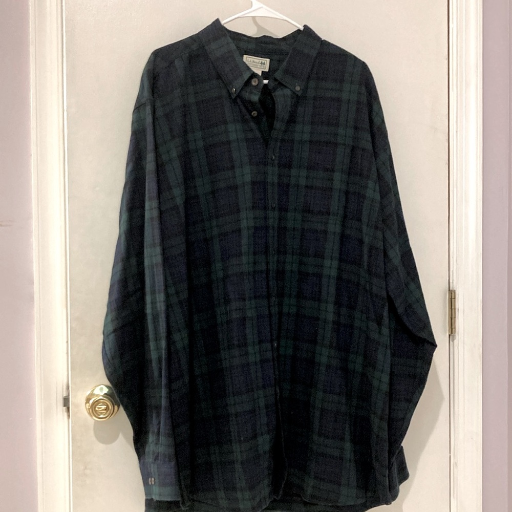 LL Bean Flannel Button Down Shirt